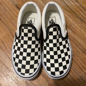 Kids checkered vans